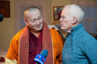 Встреча Пандито Хамбо Ламы Дамбы Аюшеева с учителем школы Карма Кагью Оле Нидалом